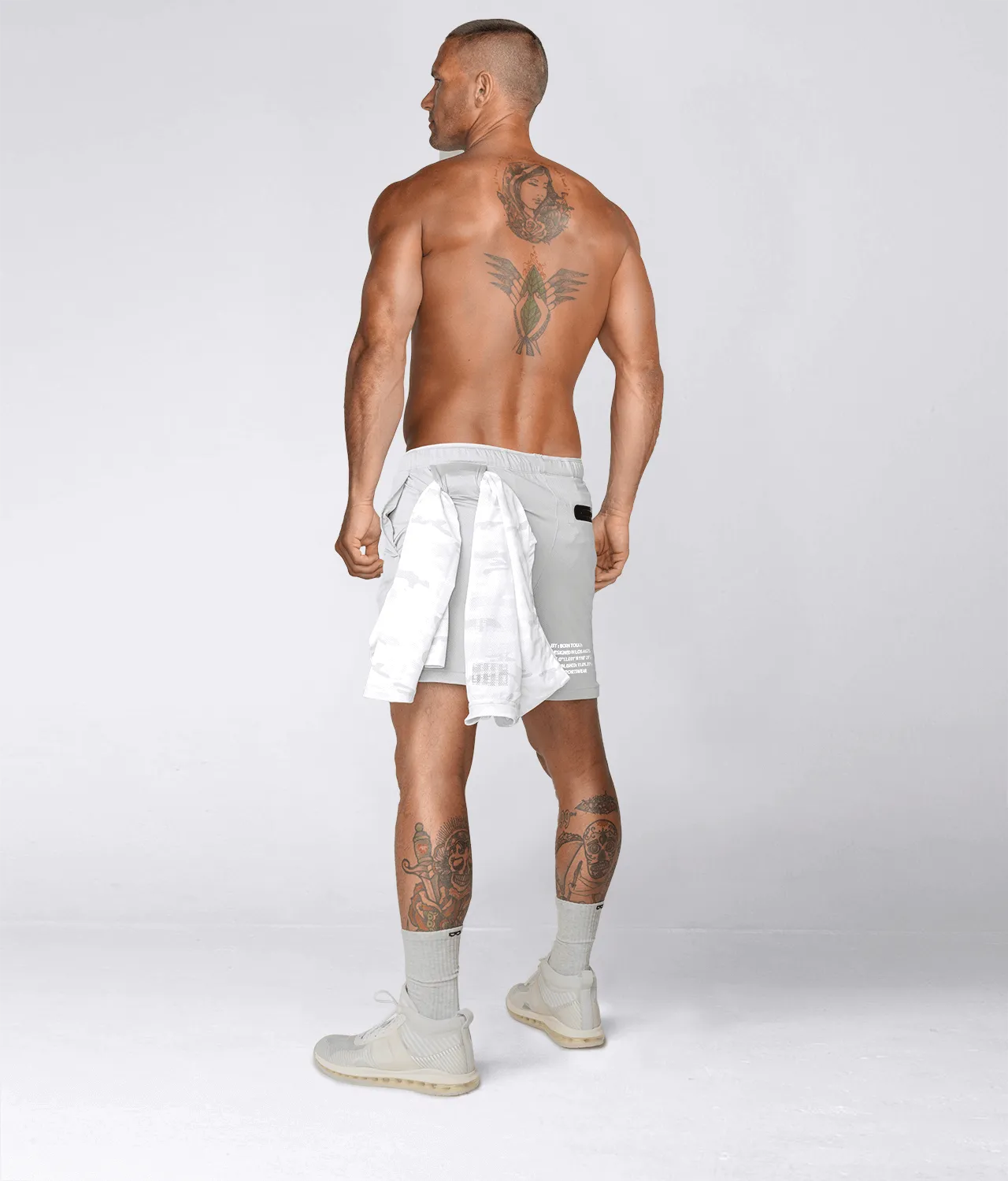 8100 . AirPro Regular-Fit Shorts - Grey