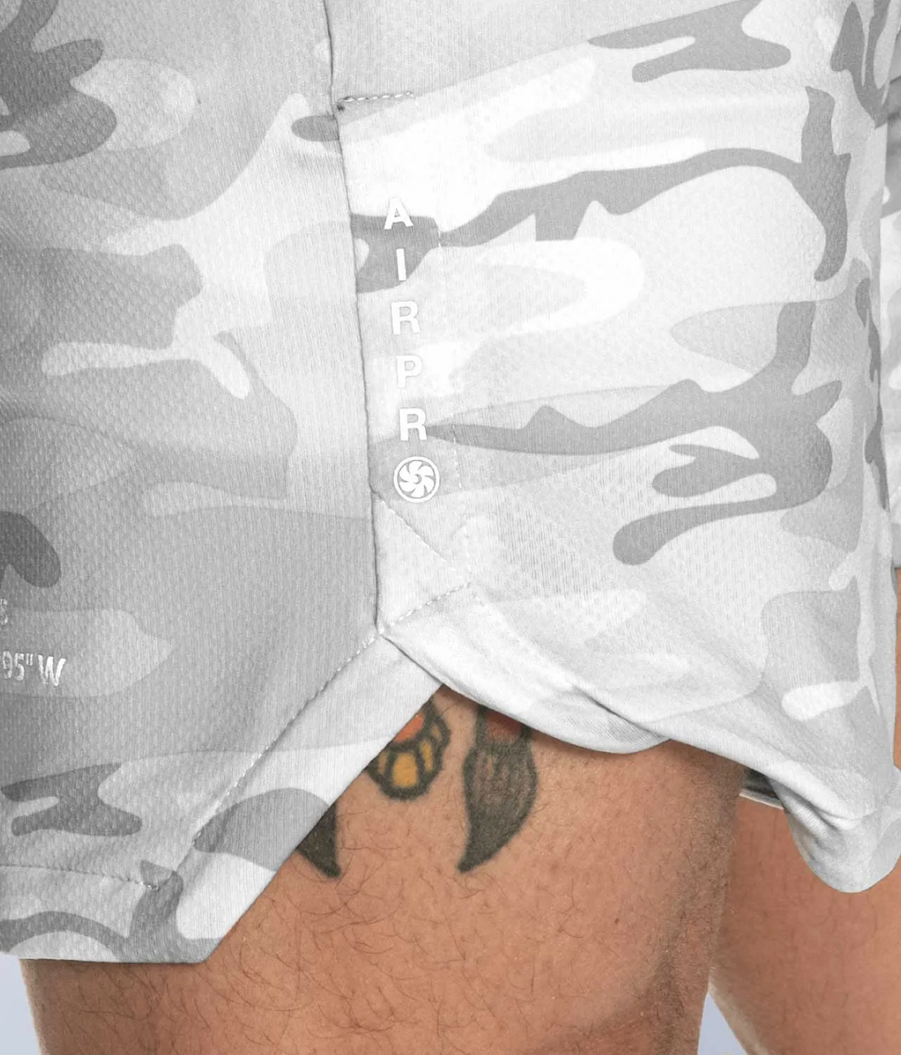 8100 . AirPro Regular-Fit Shorts - White Camo