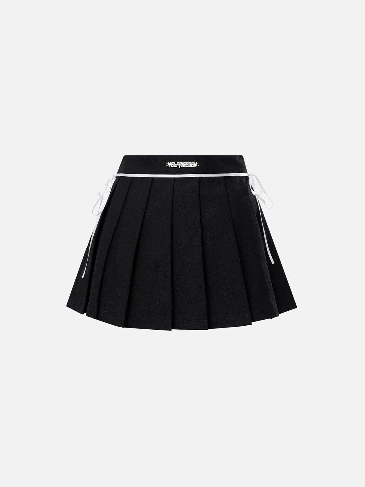 Aelfric Eden Color Blocking Drawstring Pleated Skirt