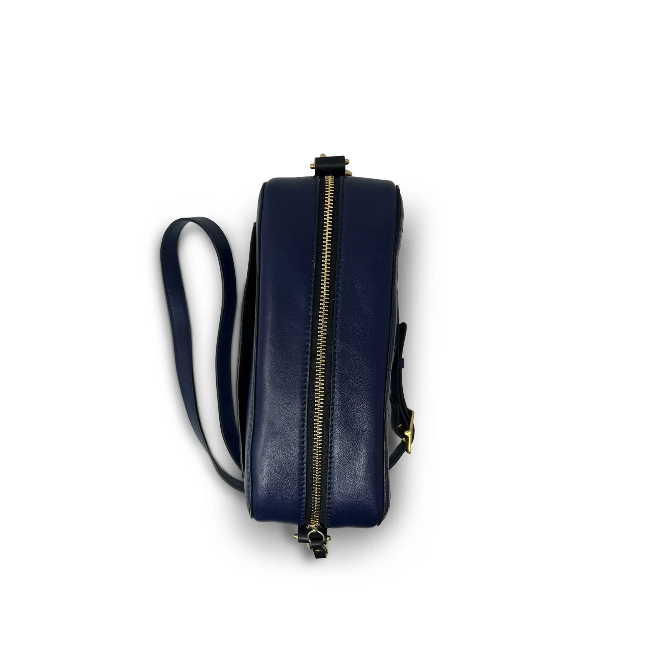 Amberleigh Crossbody Bag - Pleated Indigo