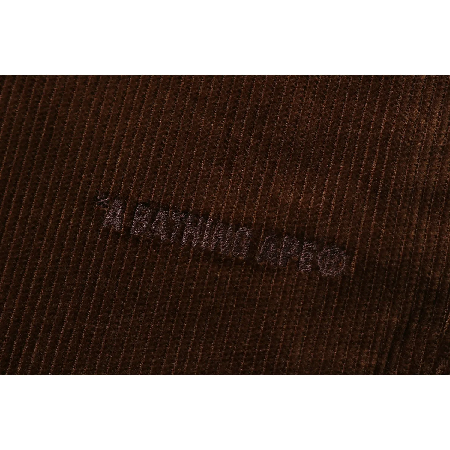 BATHING APE CORDUROY RELAXED FIT PANTS MENS