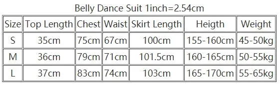 Belly Dance Performance Suit for Women Oriental Sleeveless Top gloves skirt 4pcs Girl's Belly Dancing Professional Clothing Set