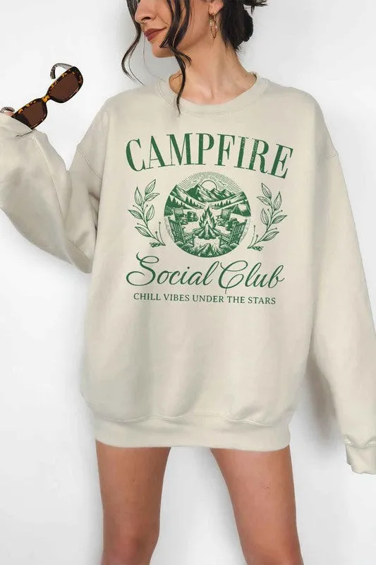 CAMPFIRE SOCIAL CLUB OVERSIZED SWEATSHIRT