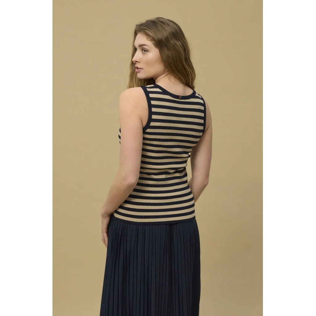 Constantine Top - Mid Sand Stripe