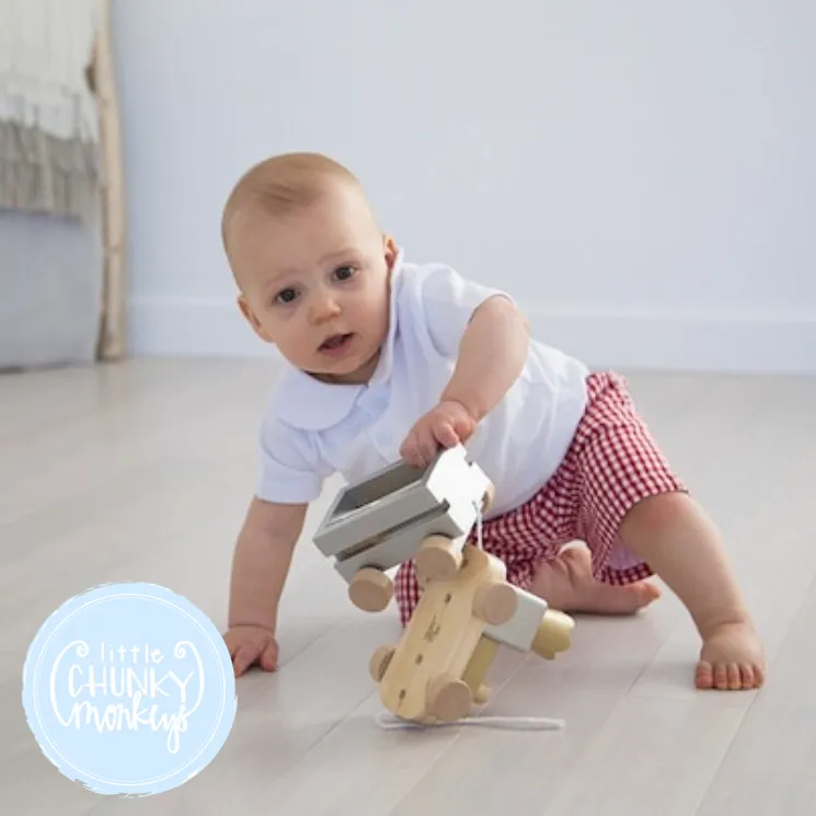 Customize Boy Peter Pan Collar Shirt