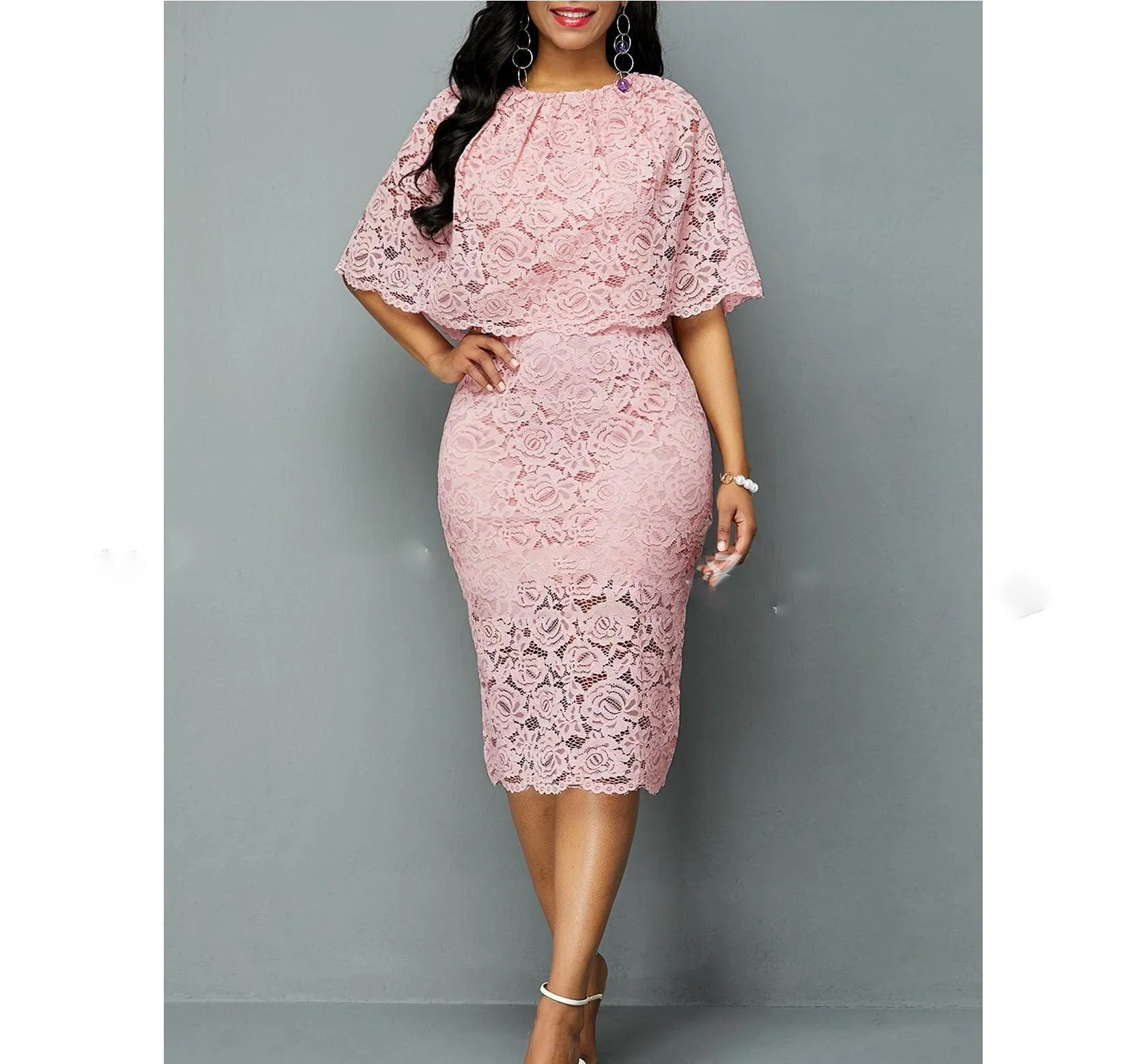 Elegant African Lace Dresses for Women