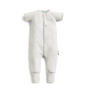 ergoPouch Organic Winter Long Sleeved Sleep Onesie - Grey Marle - 1.0 TOG