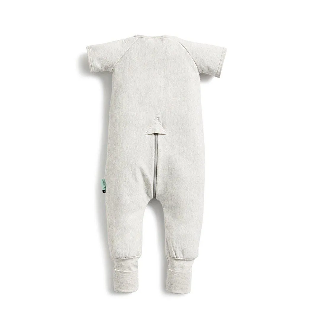 ergoPouch Organic Winter Long Sleeved Sleep Onesie - Grey Marle - 1.0 TOG