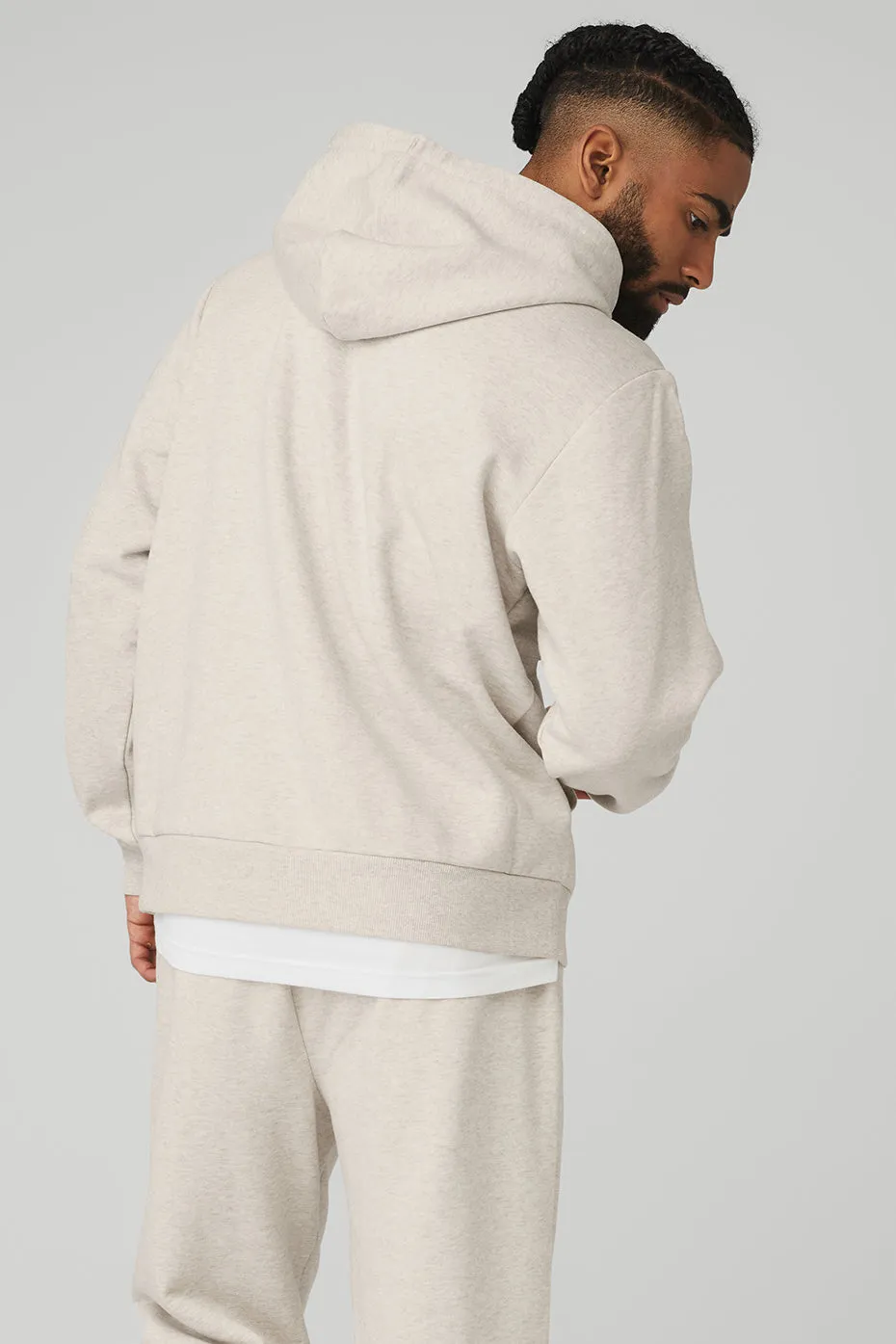 Everyday Full Zip Hoodie - Oatmeal Heather