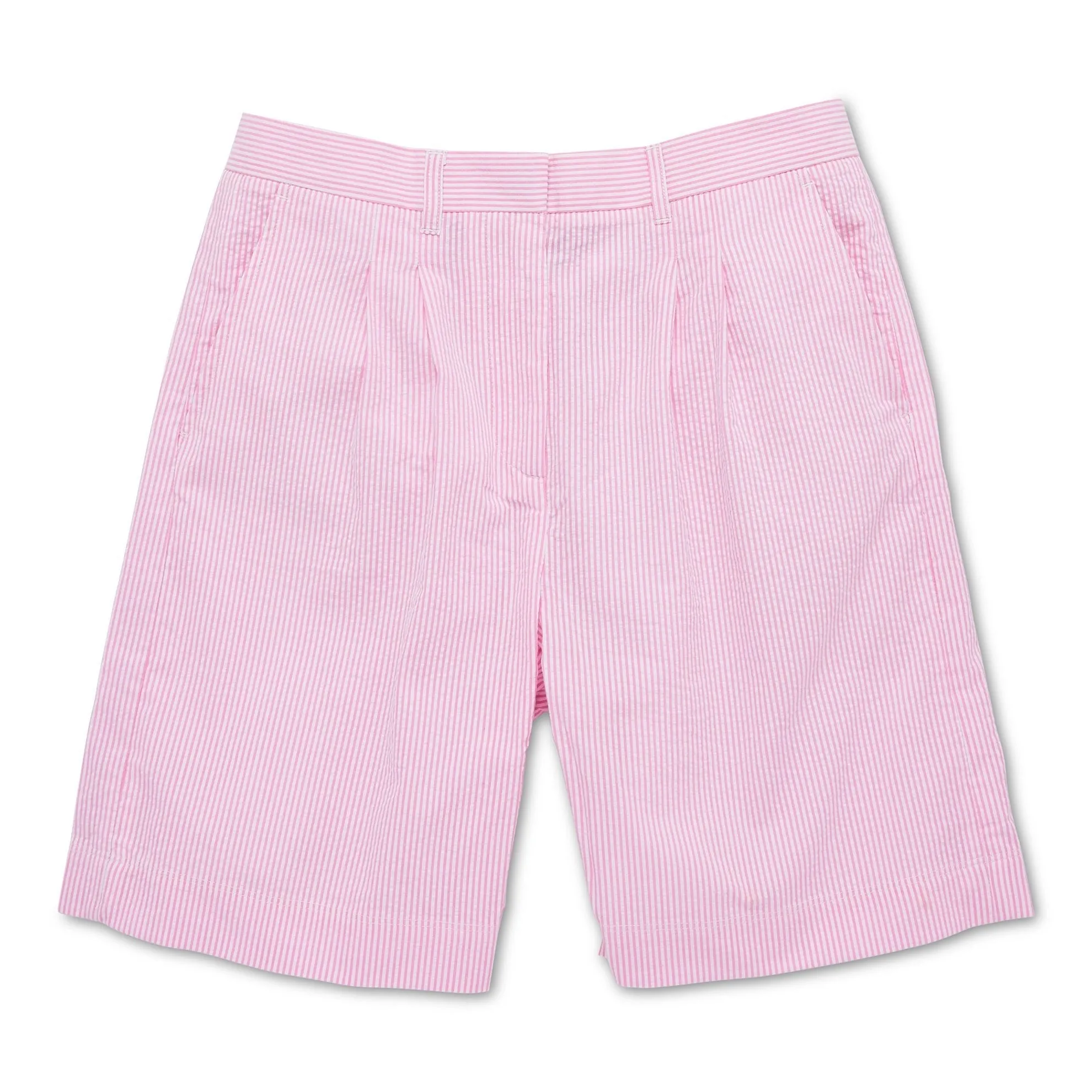 Florentine Seersucker Pleated Short