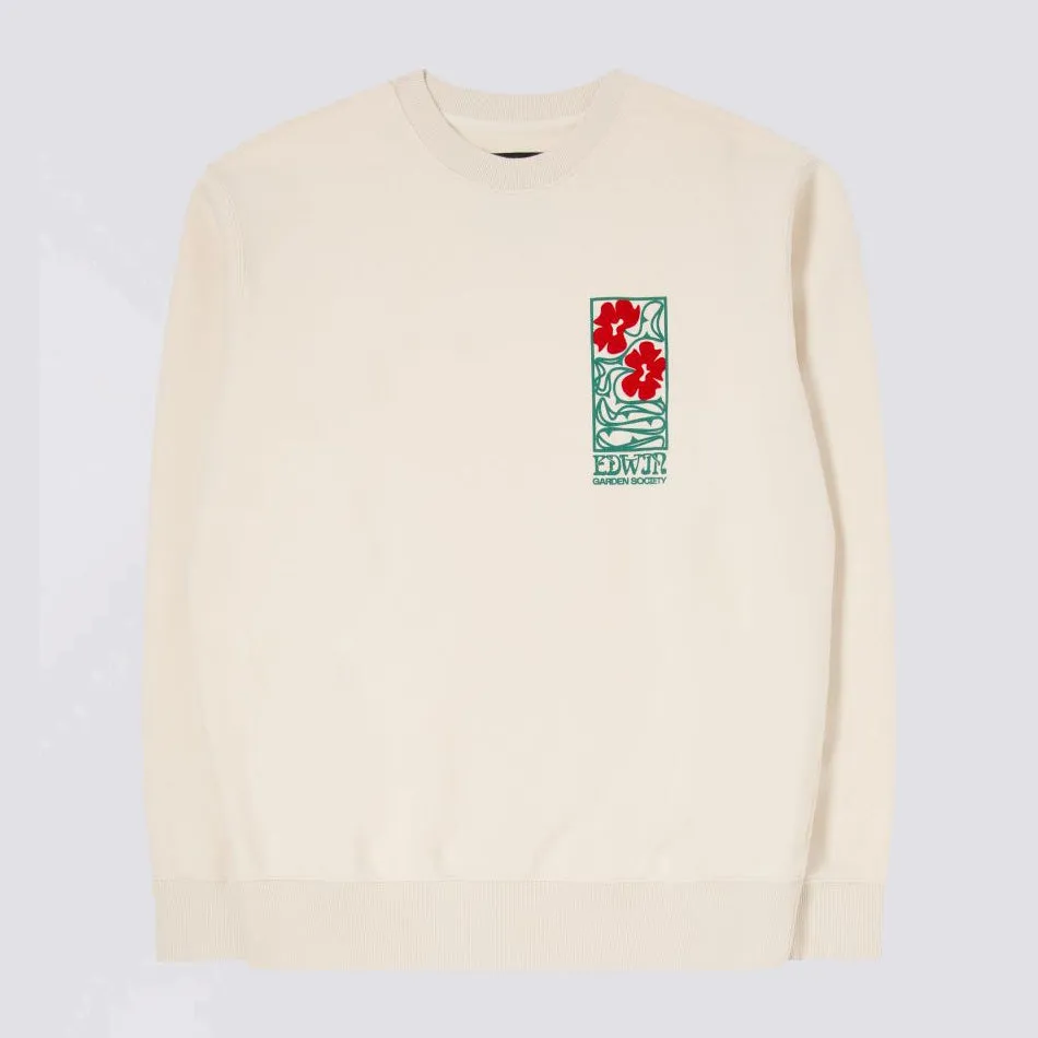 Garden Society Sweat - Whisper White