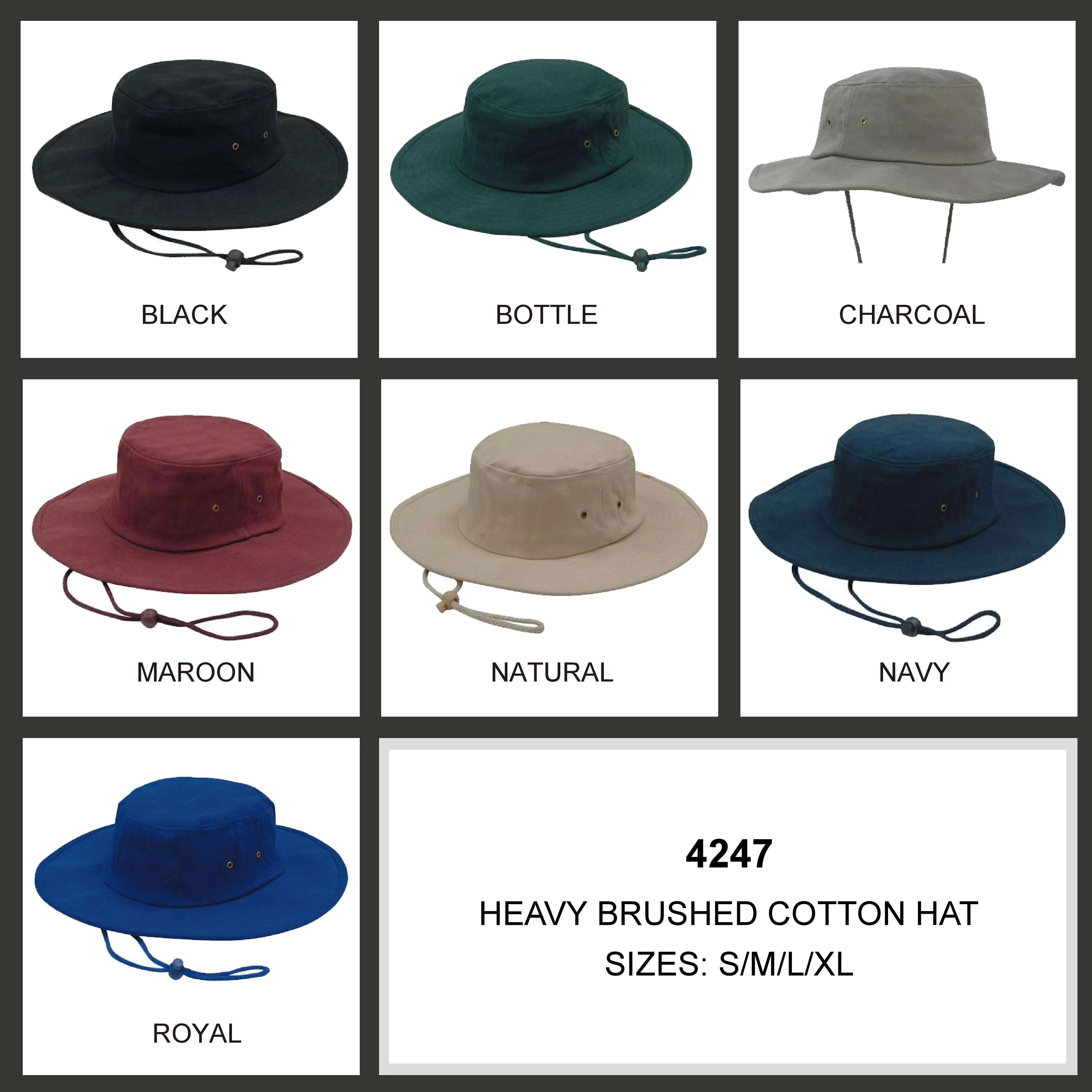 Hat - Brushed Heavy Cotton