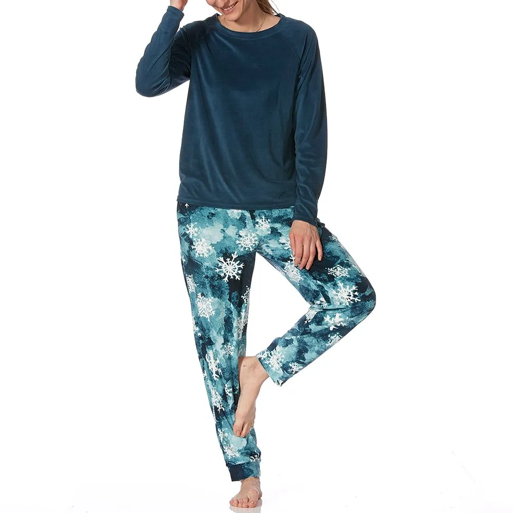 Hue Glacier Flake Fleece Pyjama Set