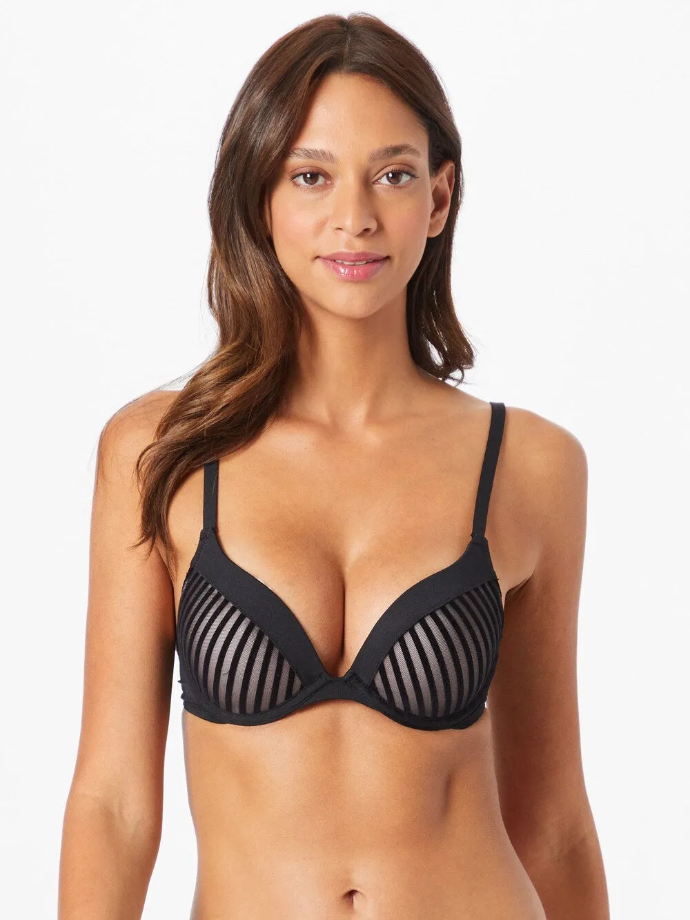 Hunkemöller Pia push-up bra, black