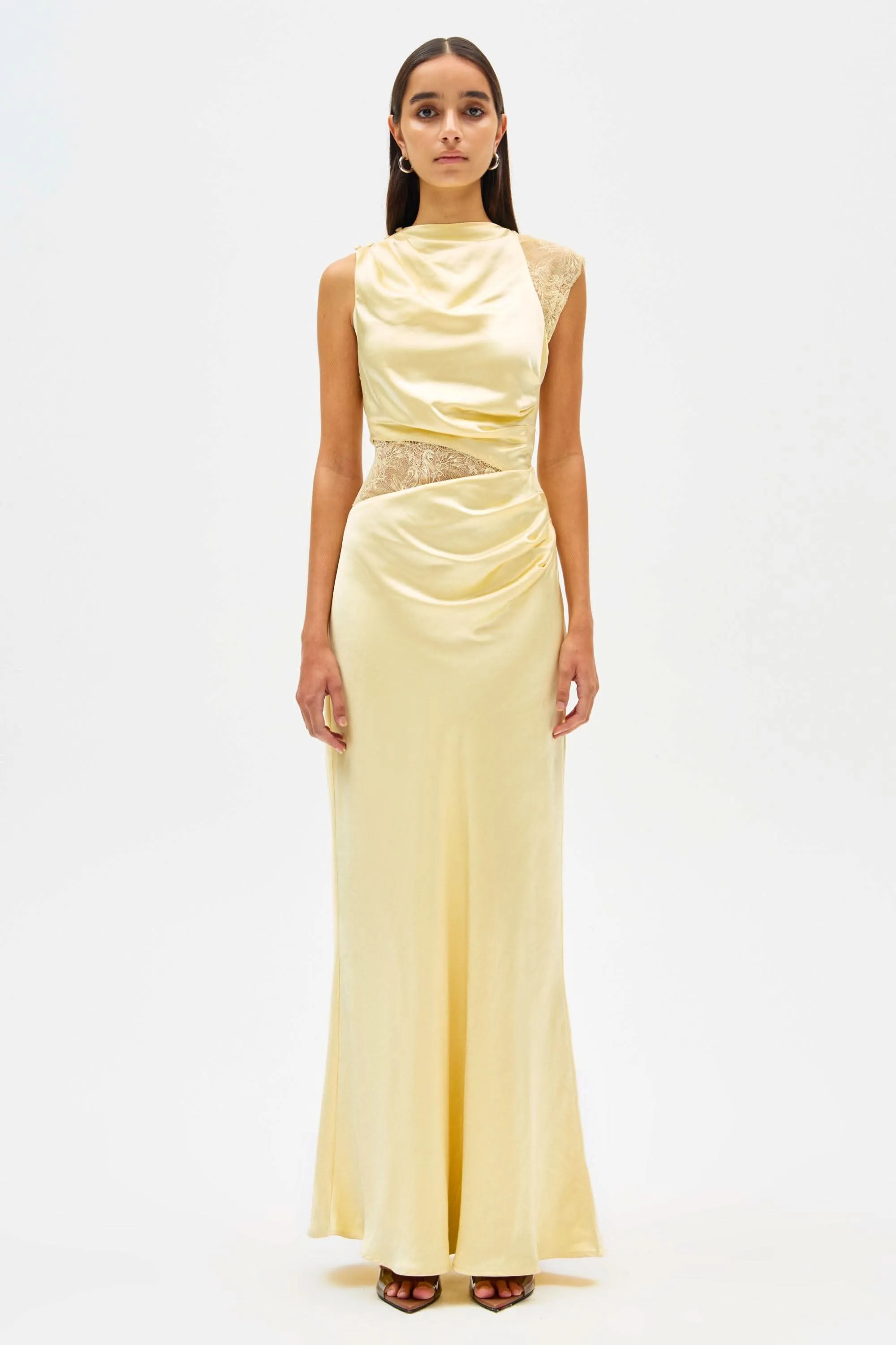 Kimora Satin Maxi Dress