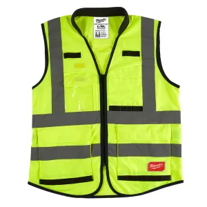 Milwaukee 48-73-5042 High Visibility Yellow Performance Safety Vest - L/XL