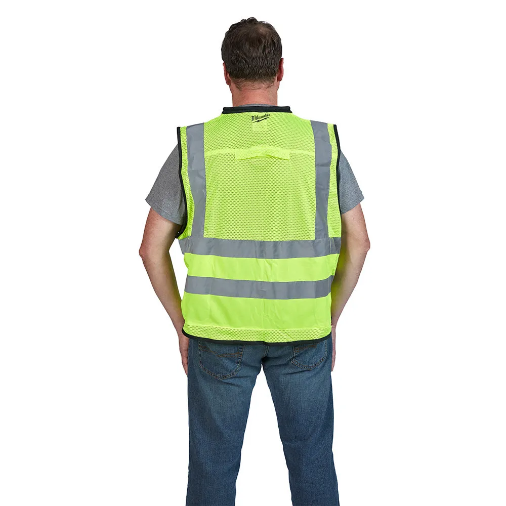 Milwaukee 48-73-5042 High Visibility Yellow Performance Safety Vest - L/XL