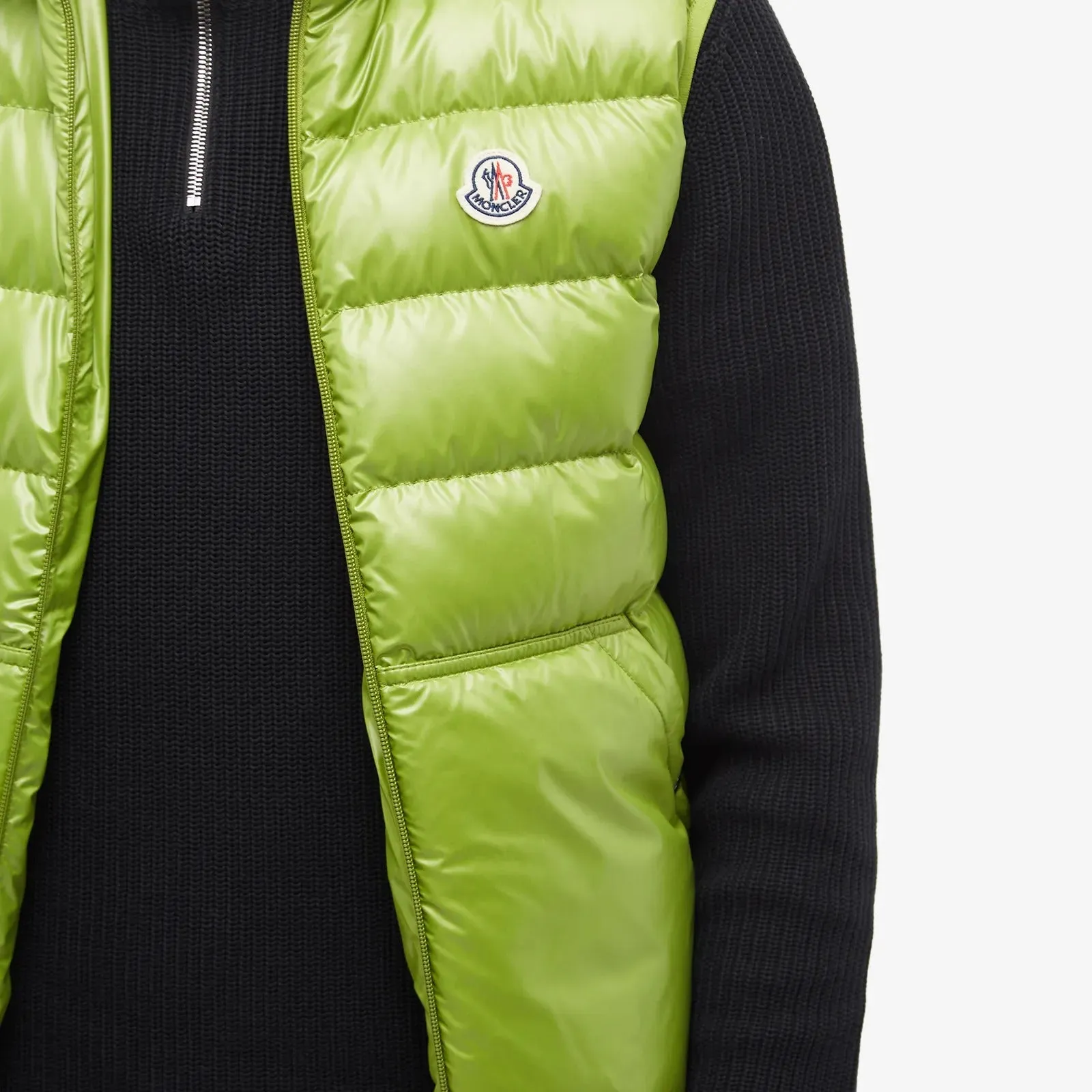 Moncler Aube Padded Vest, green