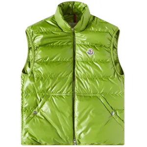 Moncler Aube Padded Vest, green