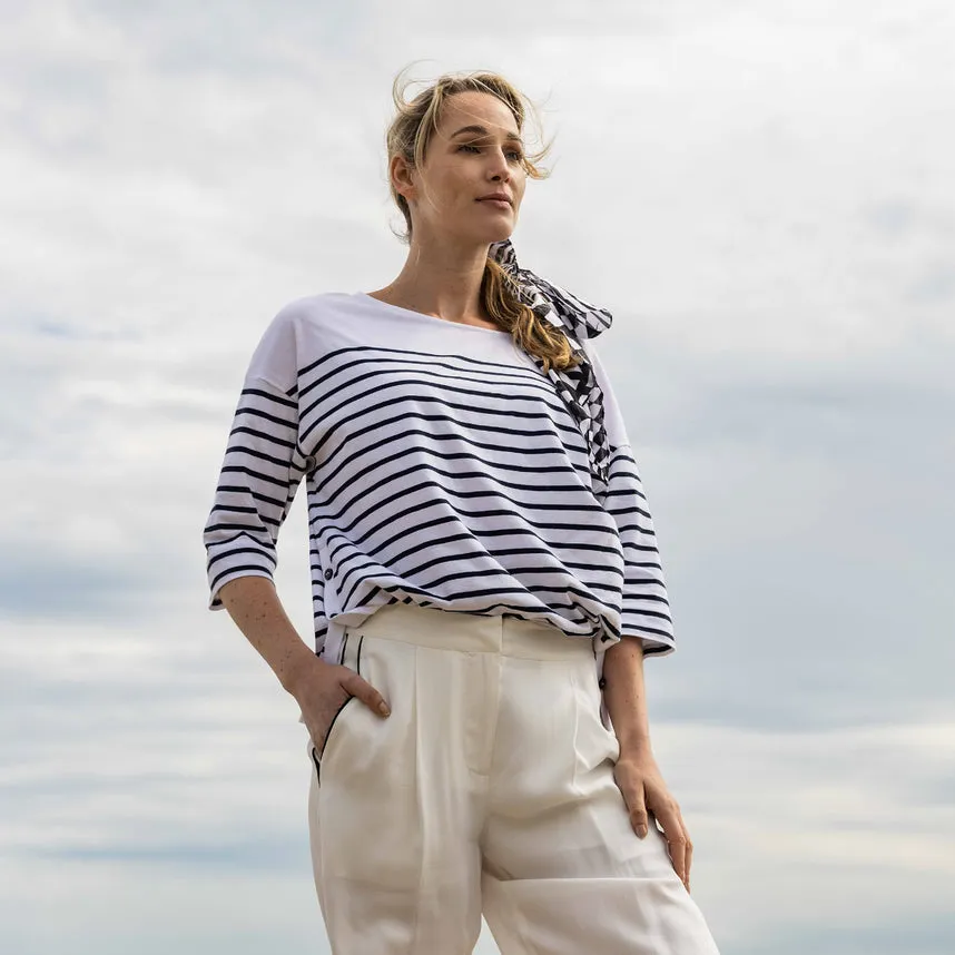 Musto Ladies Falmouth Striped T-Shirt