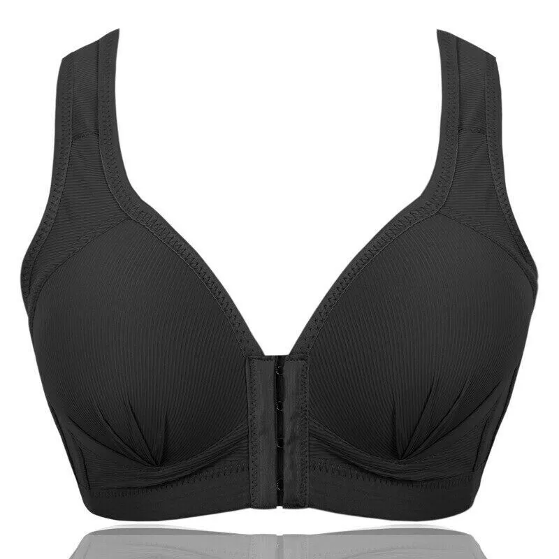 OCW MASI BRA - Plus Size Front Closure Elastic Push Up Comfort Bra