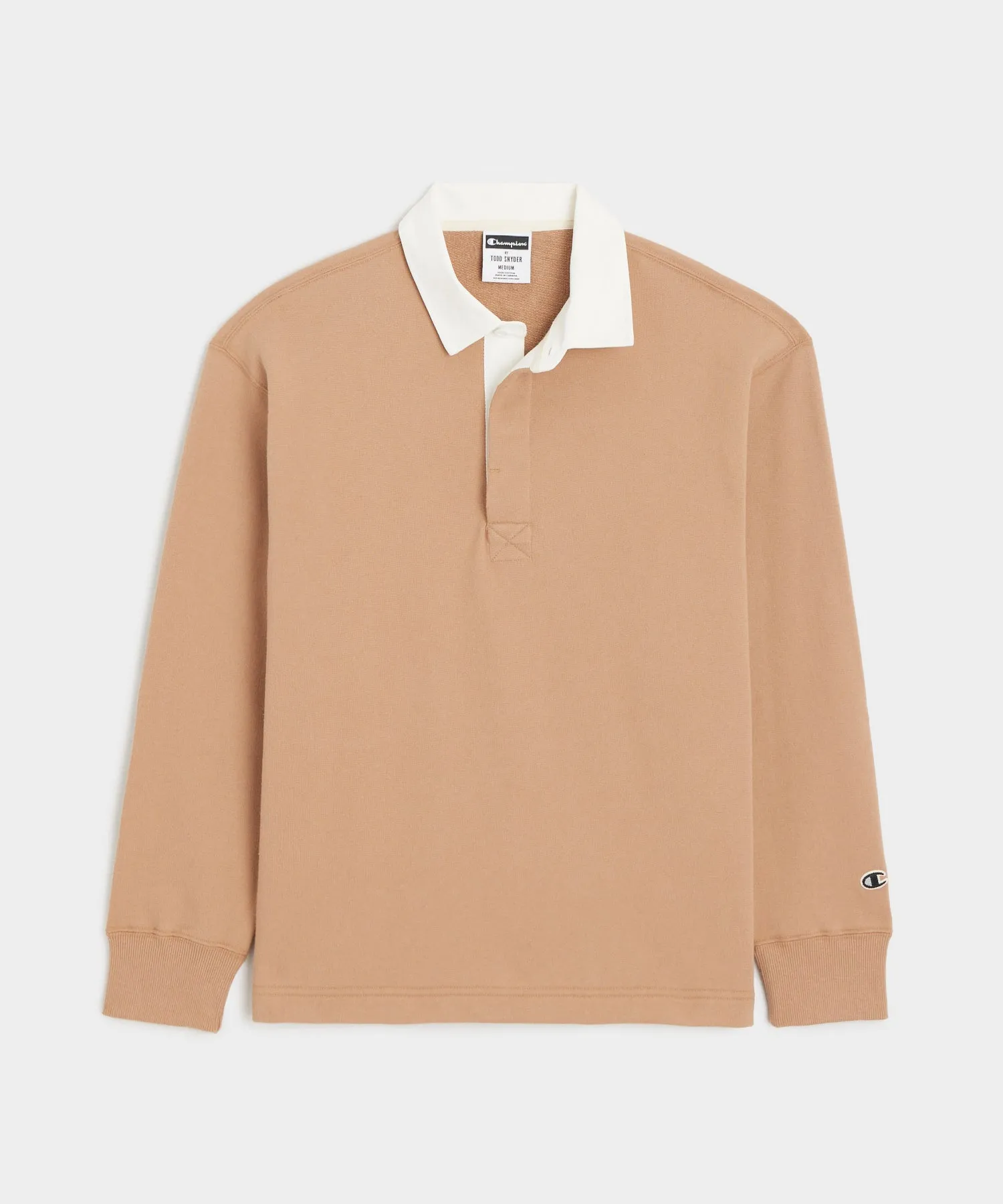 Oversized Terry Rugby in Camel