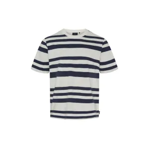 Pascal T-shirt - Pearl/SR Navy