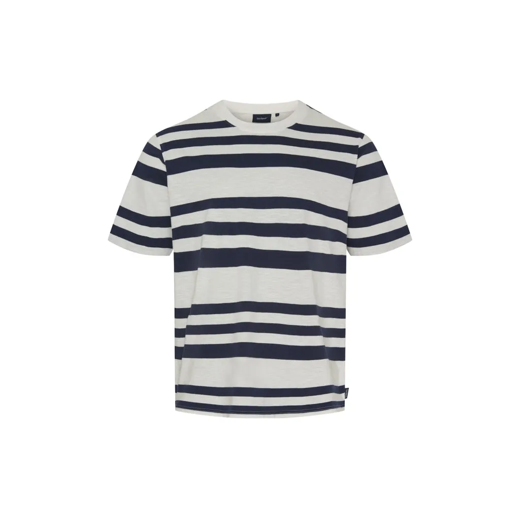 Pascal T-shirt - Pearl/SR Navy