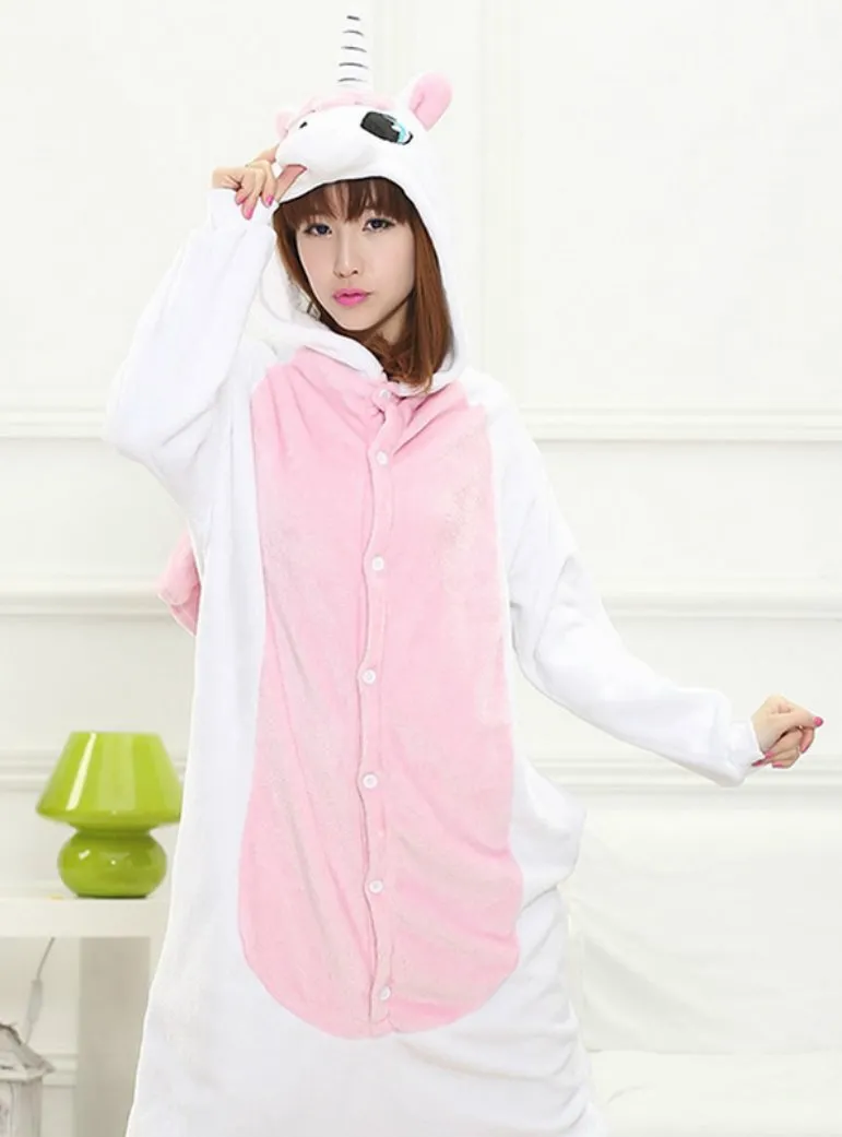 PINK UNICORN COSTUME PAJAMAS