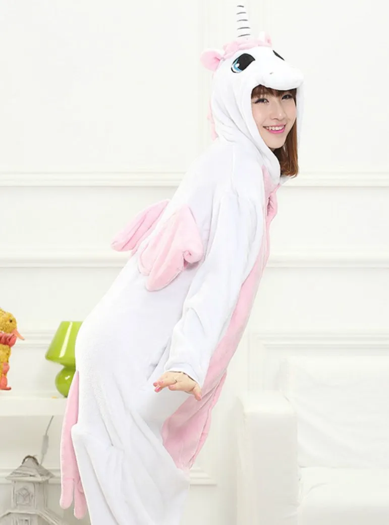 PINK UNICORN COSTUME PAJAMAS