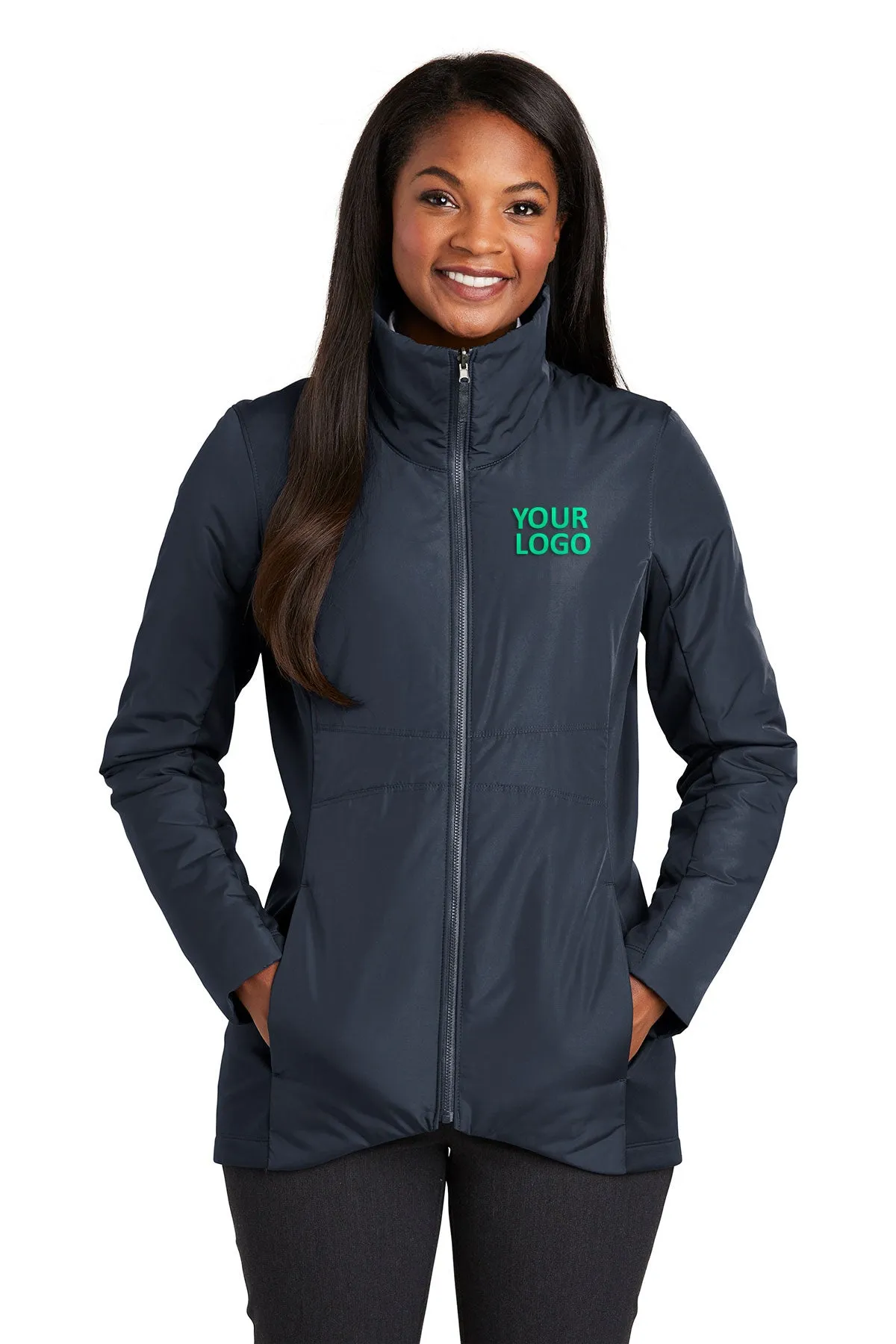 Port Authority Ladies Collective Customized Insulated Jackets, River Blue