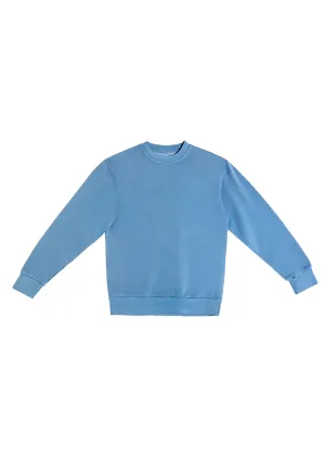 Premium Streetwear Women Sweatshirt - Pebble Blue