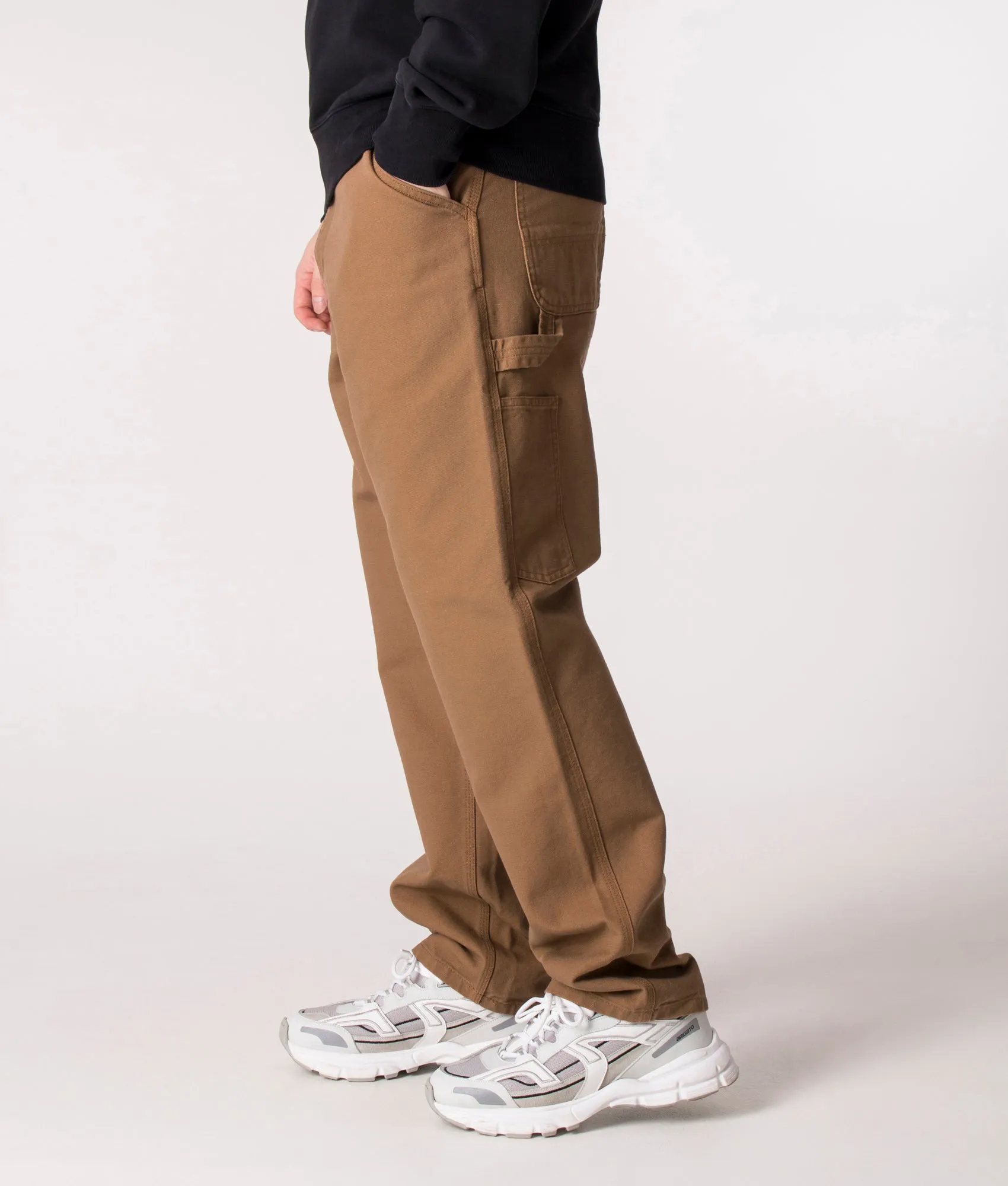 Relaxed Fit Single Knee Pants