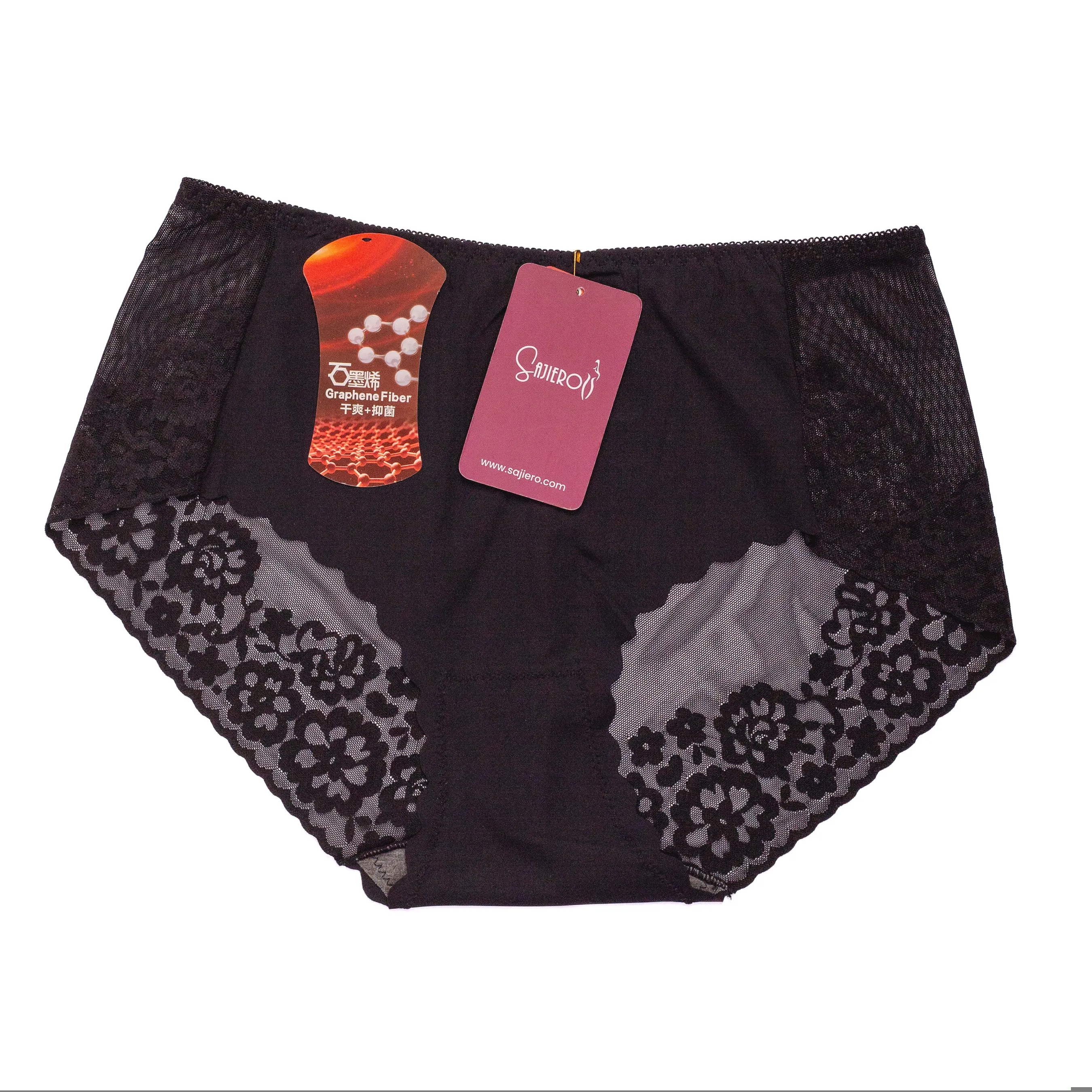 Sajiero Cosmos Embroidery Net Panty