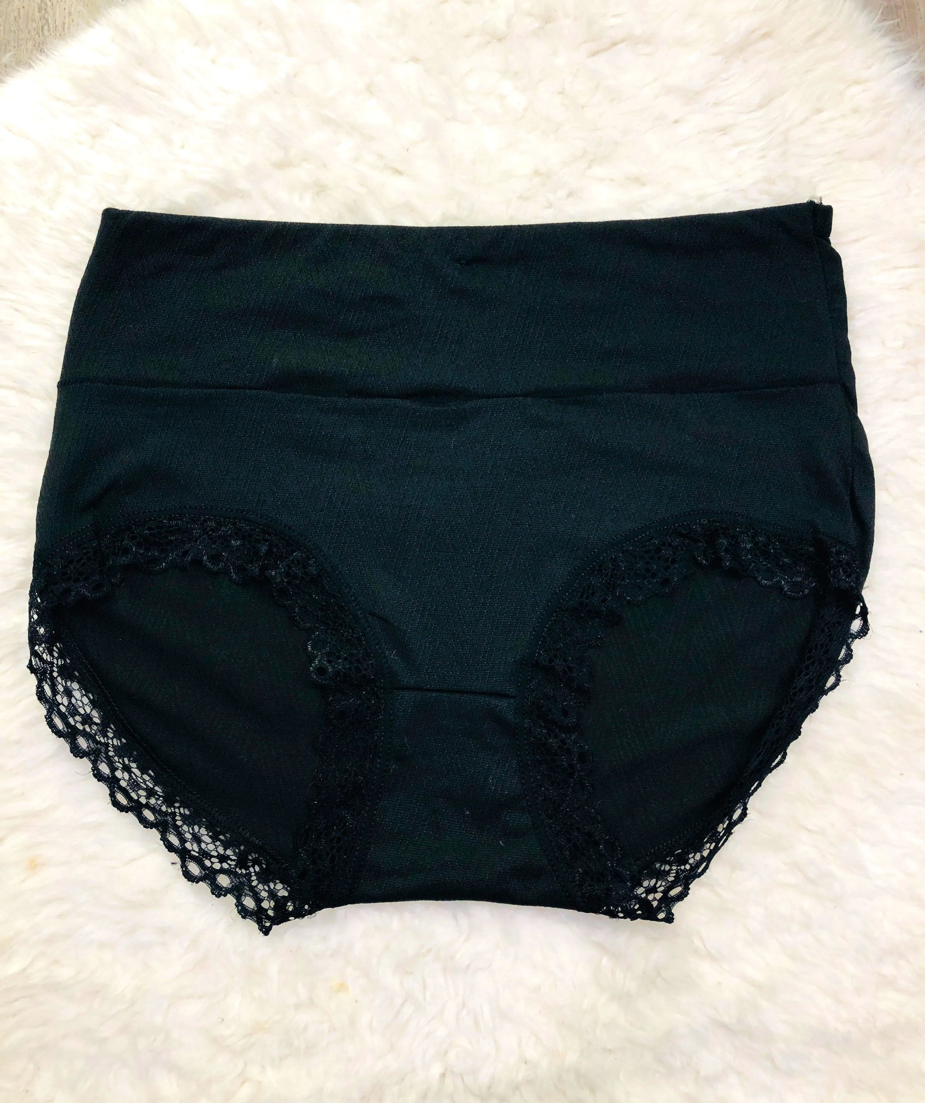 Sajiero POV Plain lacy Cotton Panty