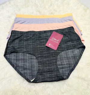 Sajiero Super Dry Fit Check Pattern Panty