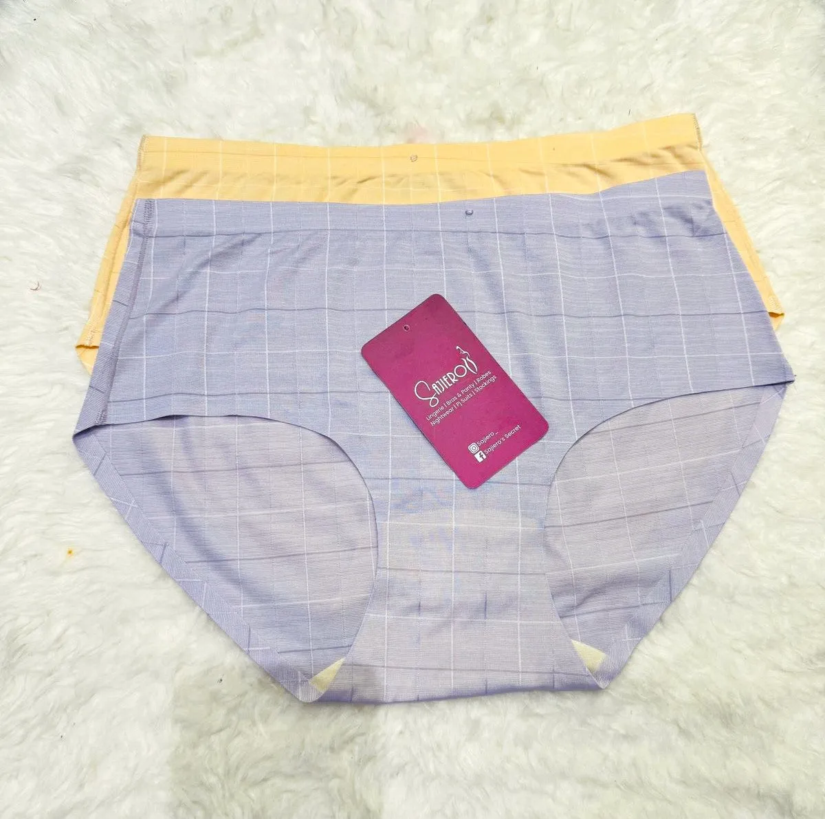 Sajiero Super Dry Fit Check Pattern Panty