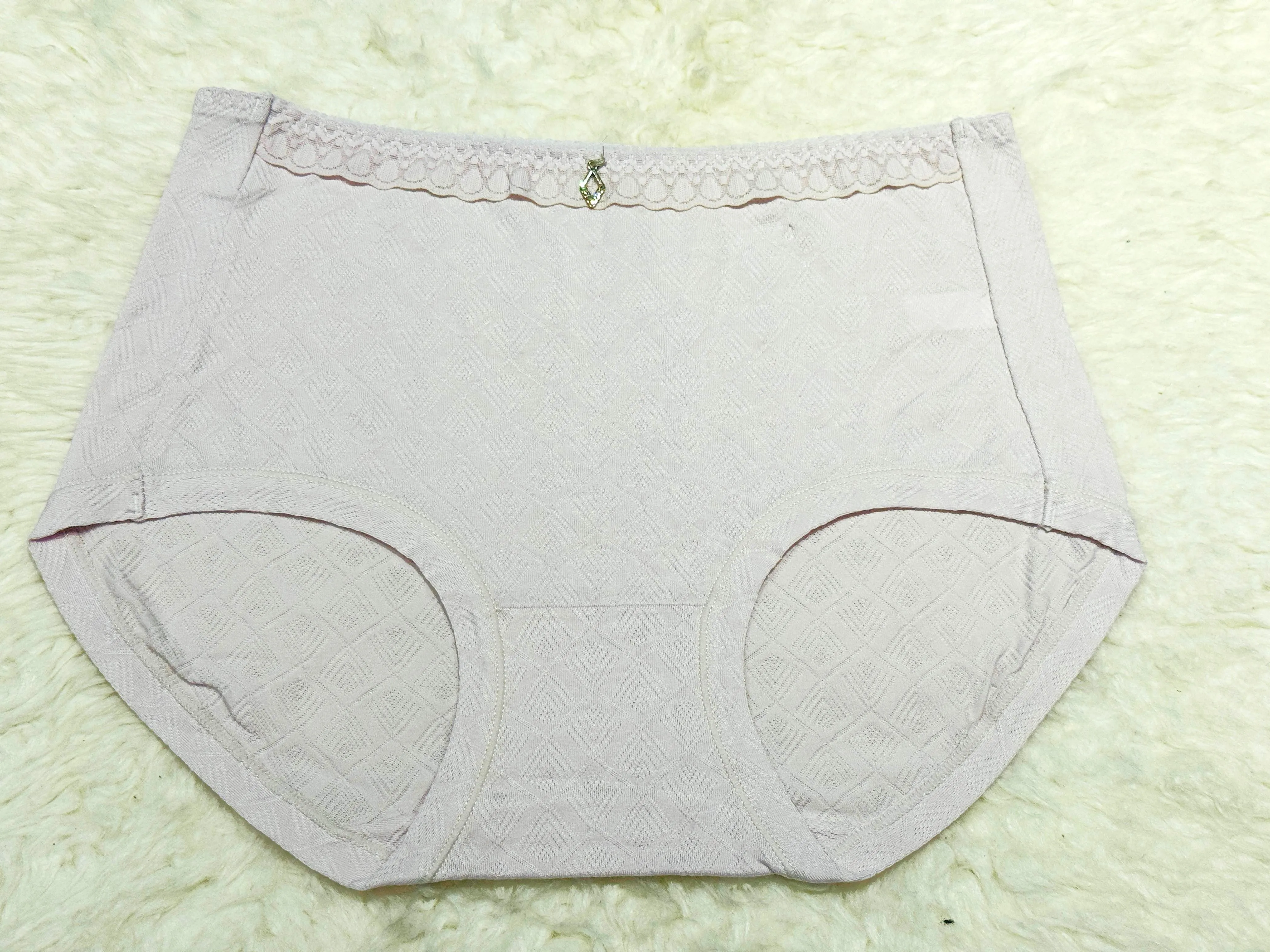 Sajiero TR Pattern Brief Cotton Panty