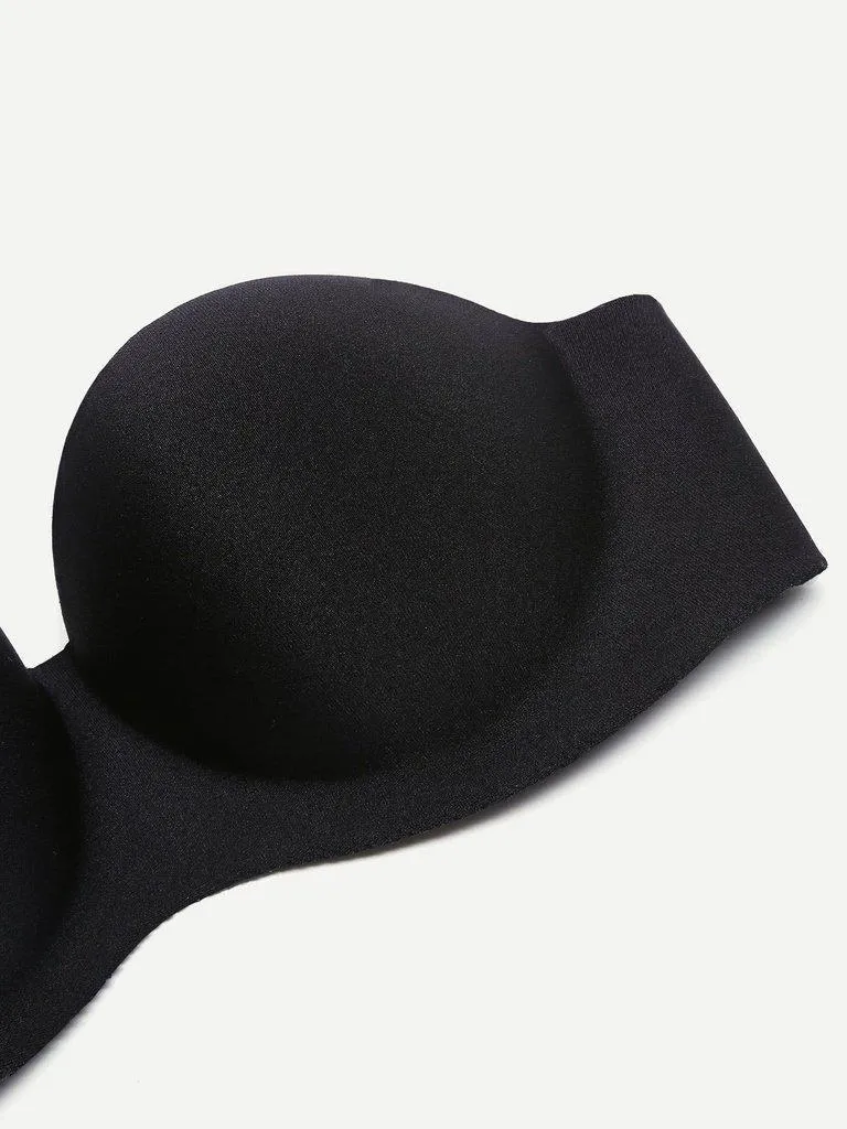 Seamless Push Up Strapless Bra