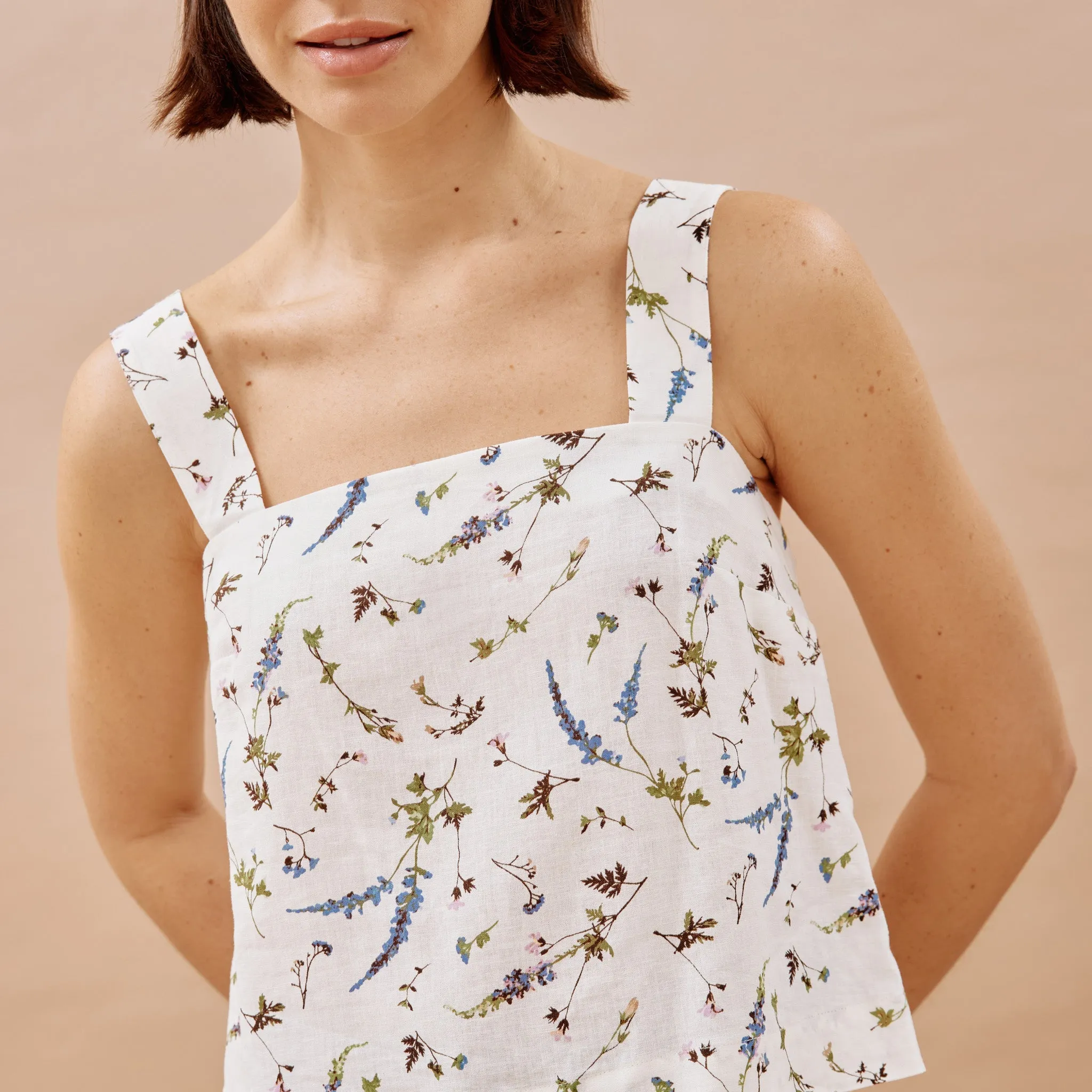 Spring Pressed Floral Top by Albaray