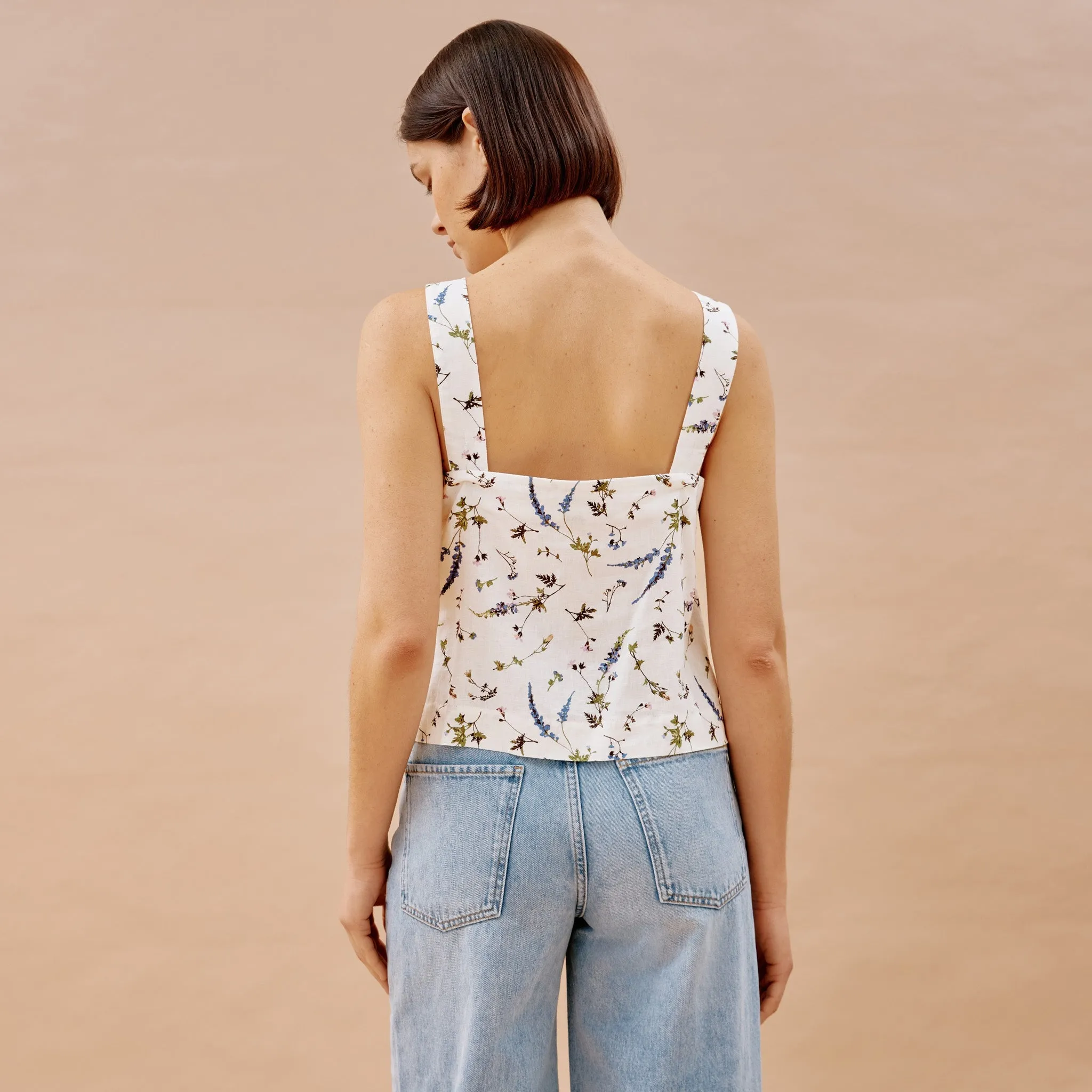 Spring Pressed Floral Top by Albaray