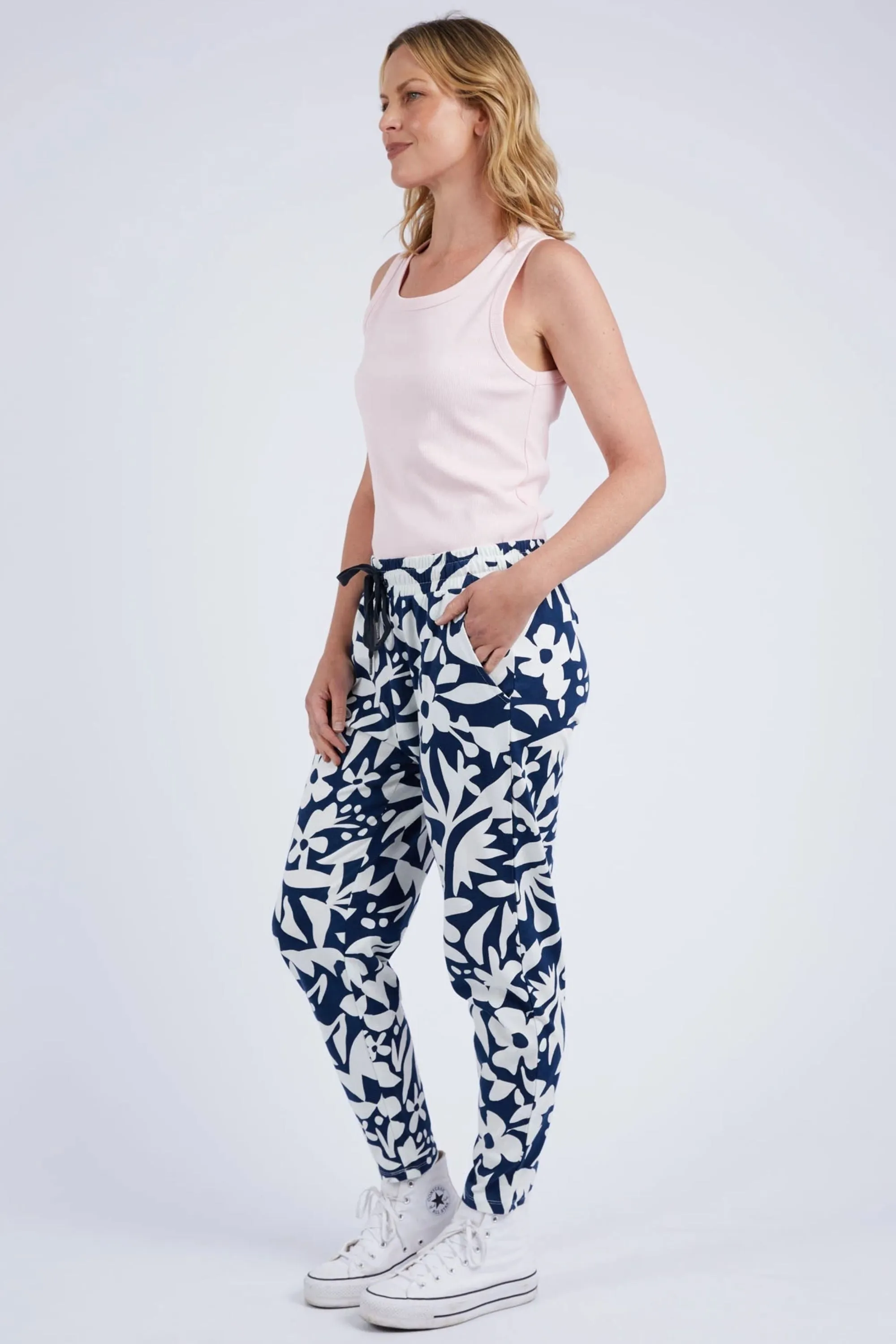 STENCIL FLORAL PANT - 8148003