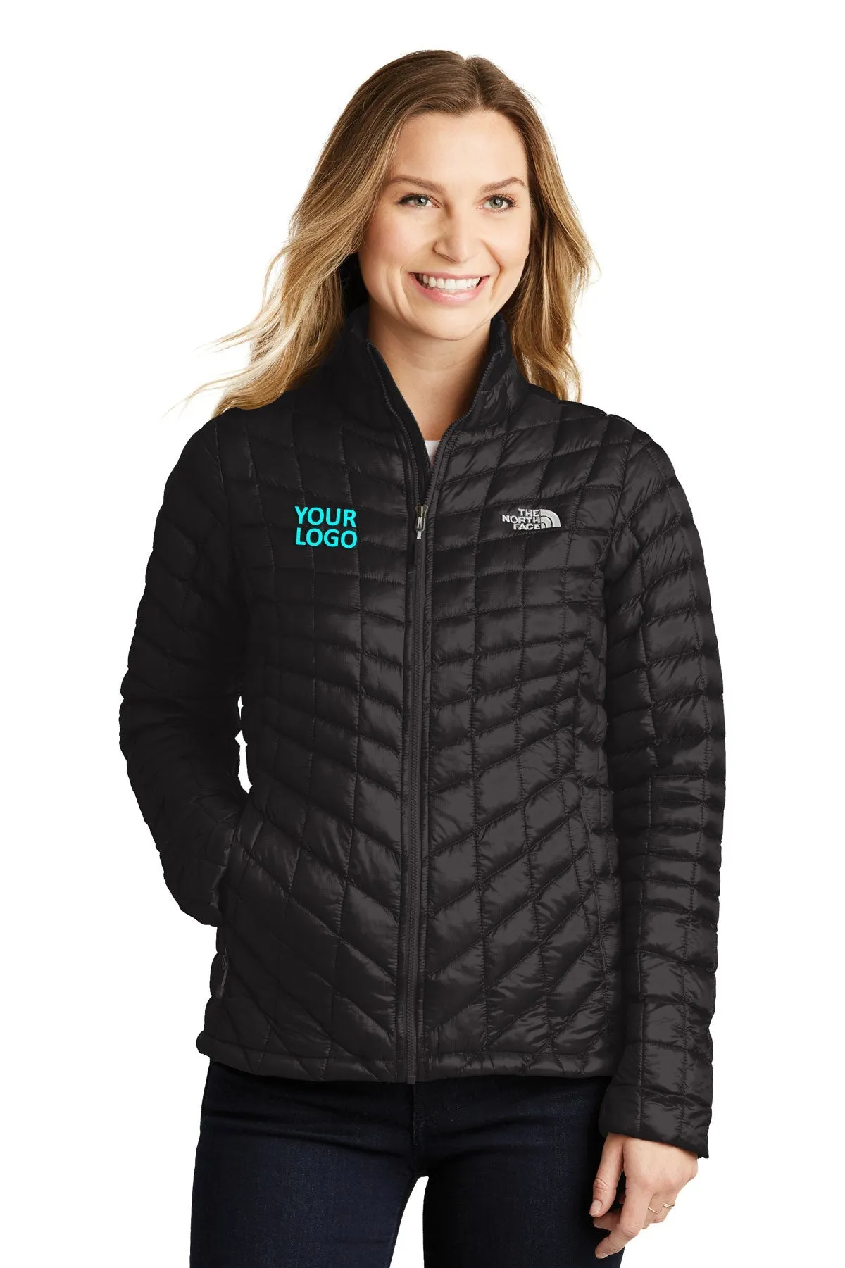 The North Face Ladies ThermoBall Trekker Jacket TNF Matte Black