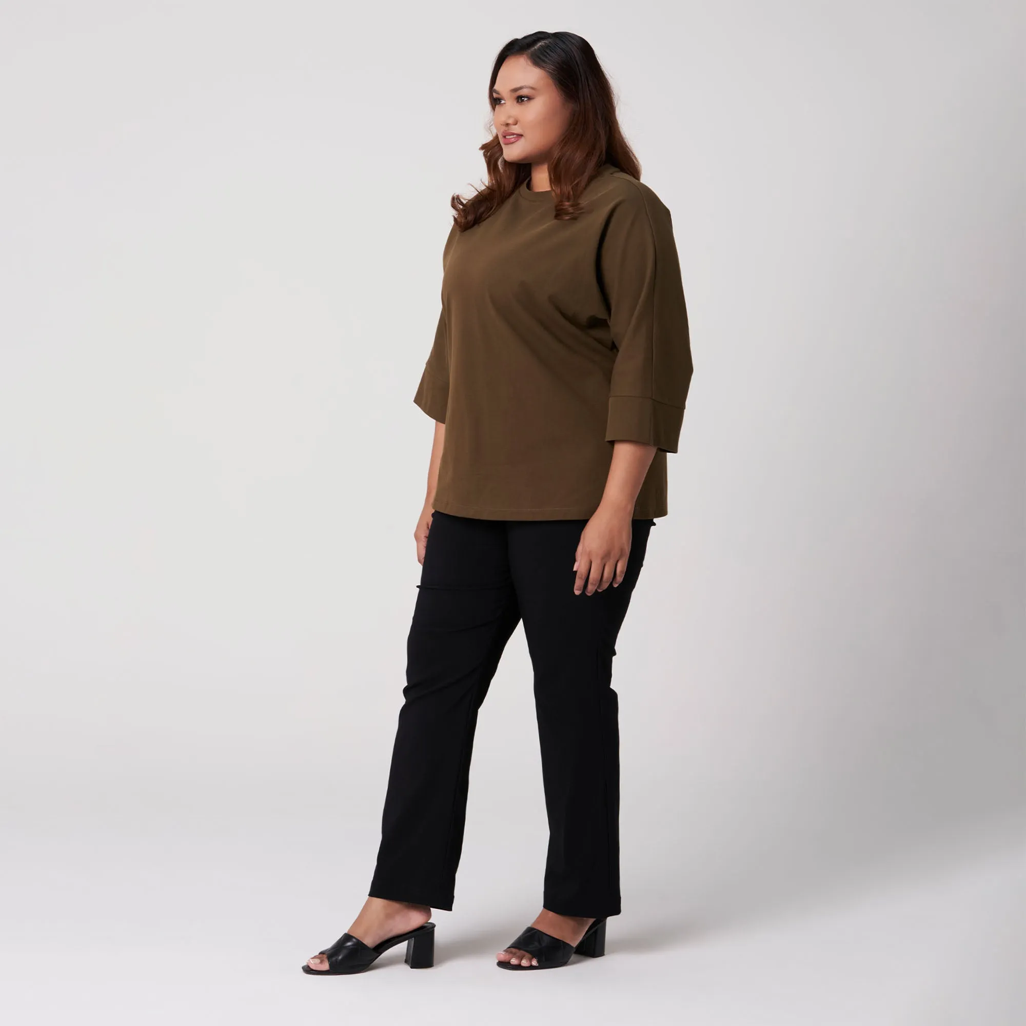 Three Quarter Sleeve Dolman Tee