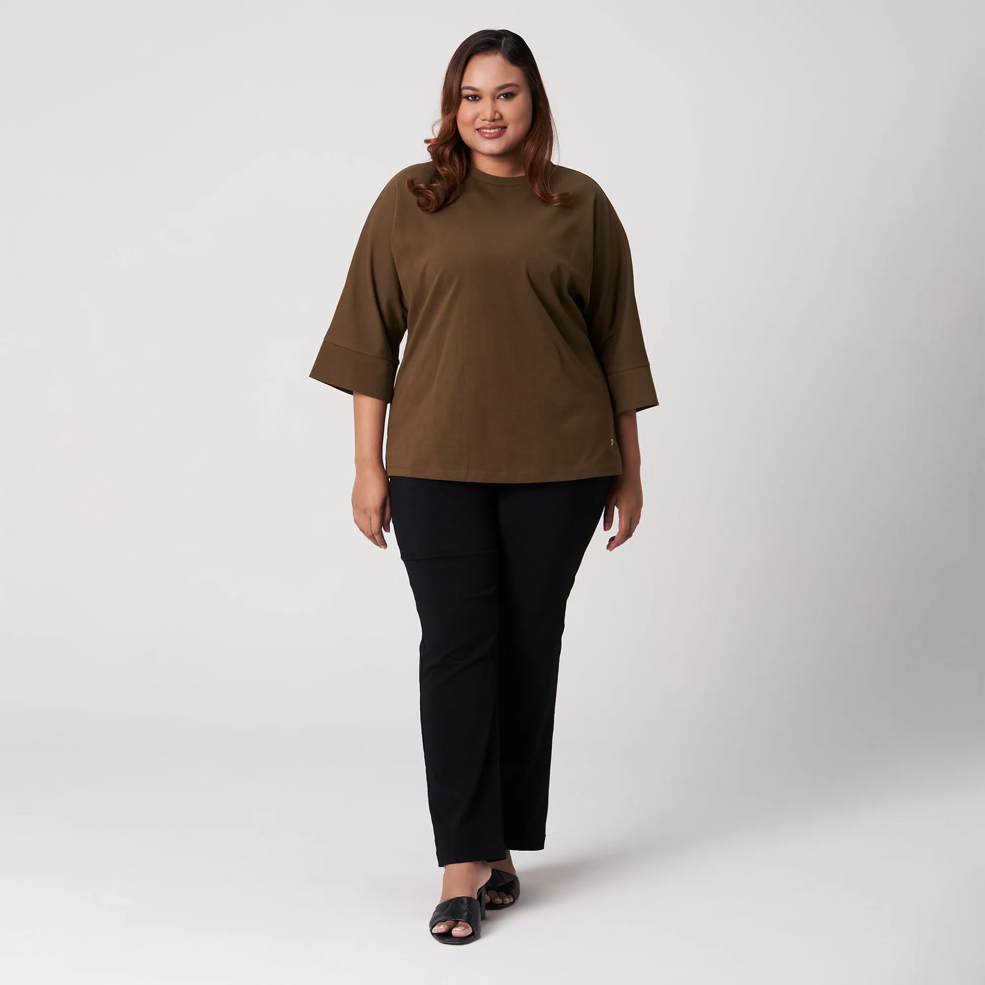 Three Quarter Sleeve Dolman Tee