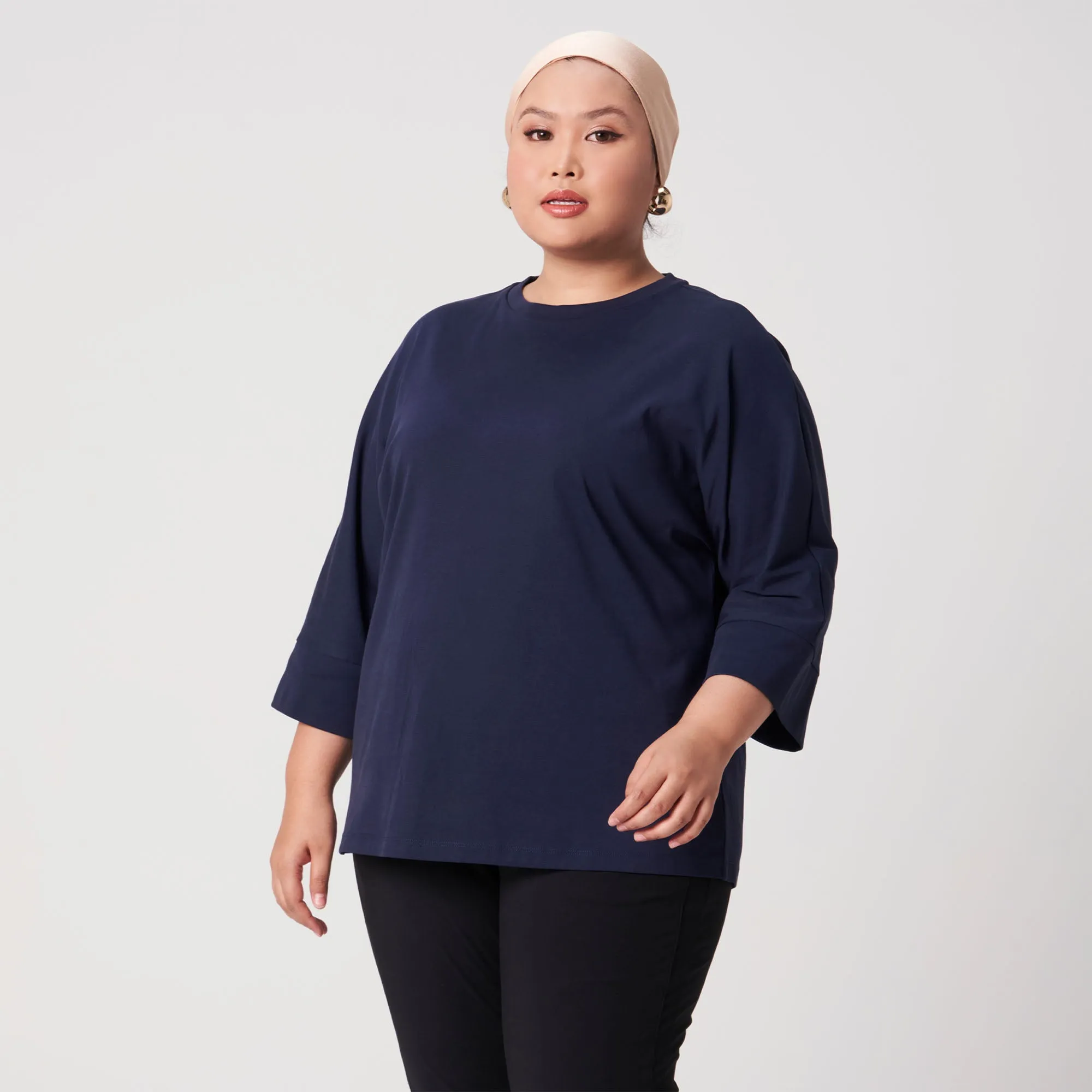 Three Quarter Sleeve Dolman Tee